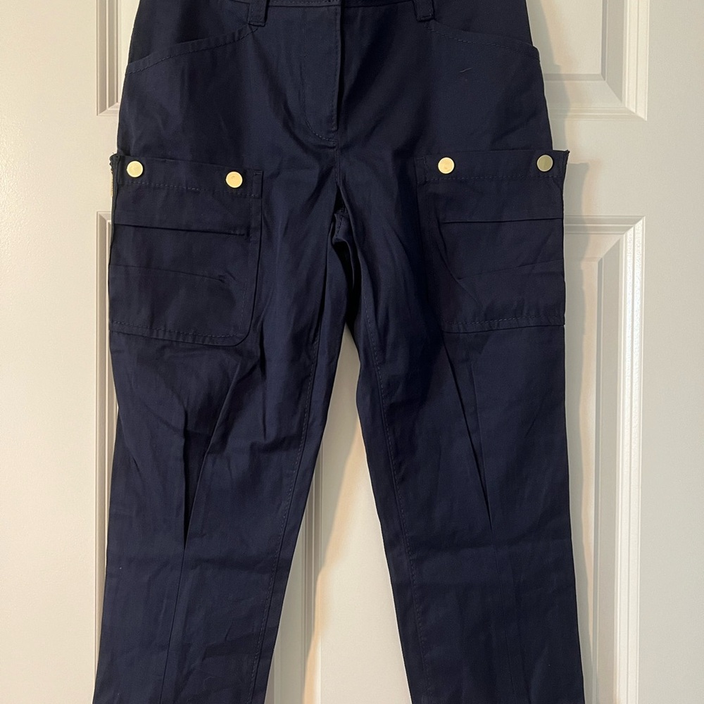 BCBGMaxAzria Dark Blue Pants Georgina